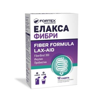 Елакса Фибри x12 сашета Fortex