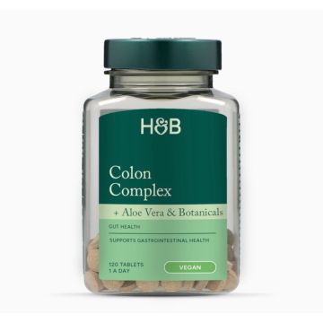 Colon Cleanse Формула за прочистване на дебелото черво с Алое вера х120 таблетки Holland & Barrett