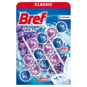 Bref Power Active Lavender Твърдо блокче за тоалетна х3 броя