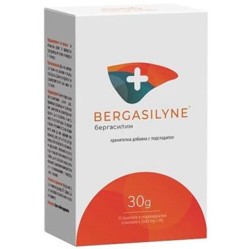 Бергасилин за нормалната функция на черния дроб 30 г х15 сашета Naturpharma