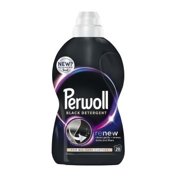 Perwoll Renew Black Течен перилен препарат за черни и тъмни тъкани x1 л, 20 пранета