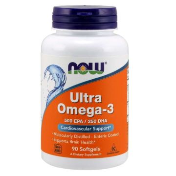 Ултра Омега-3 х90 капсули Now Foods