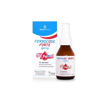 Ферокод Форте спрей с микронизирано желязо х60 мл Bionat Pharma