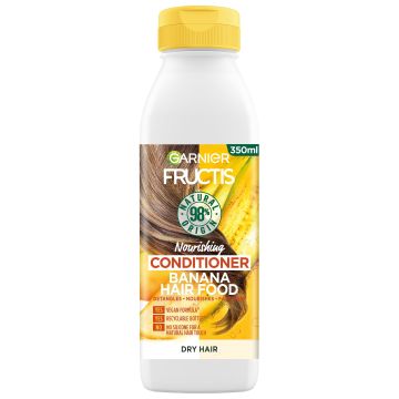 Garnier Fructis Banana Hair Food Подхранващ балсам за суха коса с банан х350 мл
