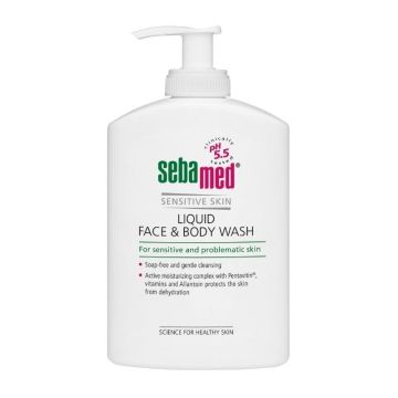 Sebamed Измивна течност за лице и тяло x300 мл