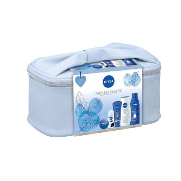 Nivea Промо комплект за тяло Timeless Classic + Несесер