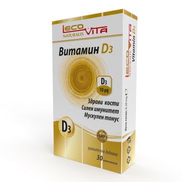 Витамин D3 х30 таблетки LecoVita