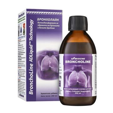 ADLiquid БронхоЛайн за здравето на бронхите и белите дробове х250 мл AD Medicine
