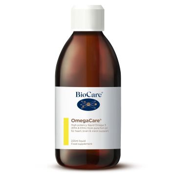 OmegaCare Омега 3 с вкус на портокал х225 мл BioCare