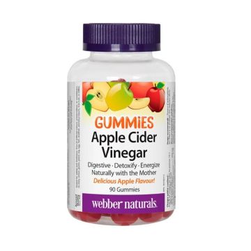 Gummies Ябълков оцет х90 желирани таблетки Webber Naturals