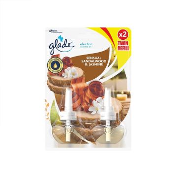 Glade Sensual Sandalwood & Jasmine Пълнител за електрически ароматизатор 2x20 мл