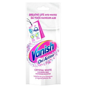 Vanish Whiter Whites Течен препарат за бели дрехи x100 мл