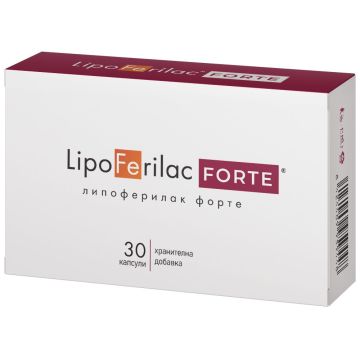 Липоферилак Форте желязо и фолиева киселина за бременни х30 капсули Naturpharma