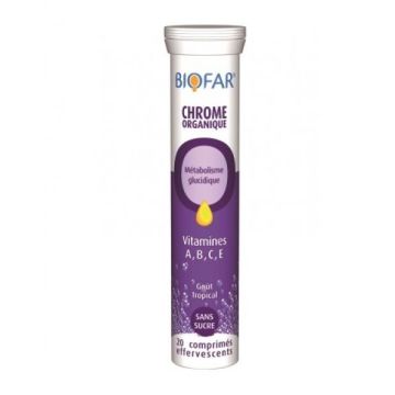 Biofar Хром Органик х20 ефервесцентни таблетки