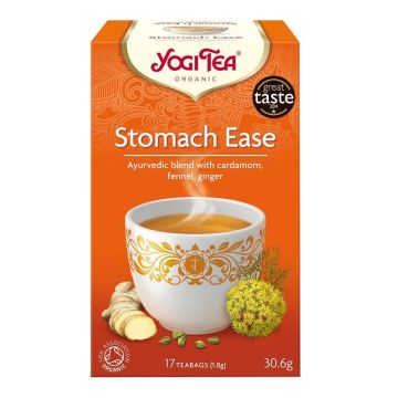 Yogi Tea Stomach Ease Био Аюрведичен чай за добро храносмилане x17 пакетчета