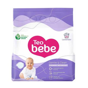 Teo Bebe Прах за пране с аромат на лавандула х1,5 кг, 20 пранета