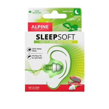 Alpine SleepSoft Тапи за уши за по-добър сън х1 чифт
