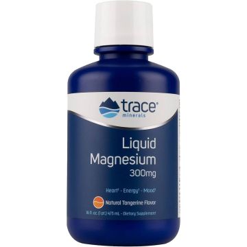 Течен магнезий, с вкус мандарина 300 mg х473 мл Trace Minerals