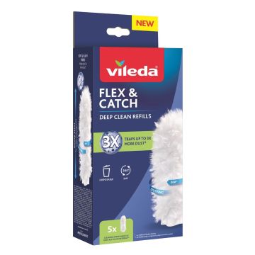 Vileda Flex & Catch Резервни кърпи за прах х5 броя