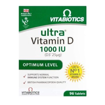 Ултра Витамин Д3 25 мг х96 таблетки VitaBiotics
