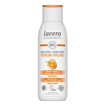 Lavera Revitalising Ревитализиращият лосион за тяло с био портокал и органично бадемово масло за нормална кожа x200 мл