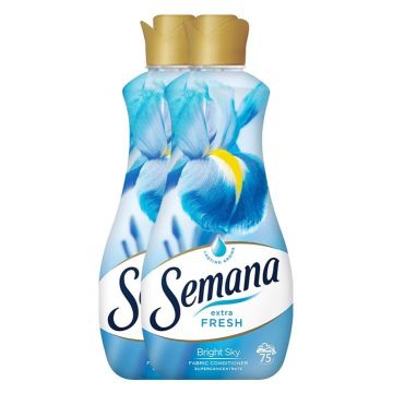 Semana Промо комплект Extra Fresh Bright Sky Омекотител концентрат 2х1500 мл