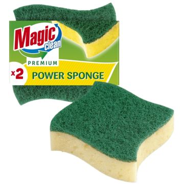 Magic Clean Premium Домакинска гъба Power x2 броя