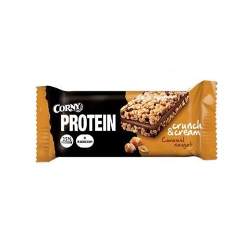 Corny 25% Protein & Magnesium Протеинов сандвич с карамел и нуга х35 грама
