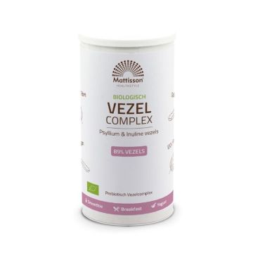 Vezel Complex Комплекс от органични фибри Хуск + инулин x275 грама, Mattisson Healthstyle