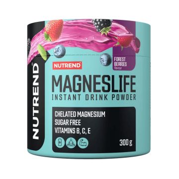 Magneslife Магнезий + витамини, вкус горски плодове х300 г Nutrend