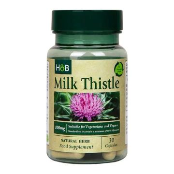 Бял трън екстракт за здравето на черния дроб х30 капсули Holland and Barrett