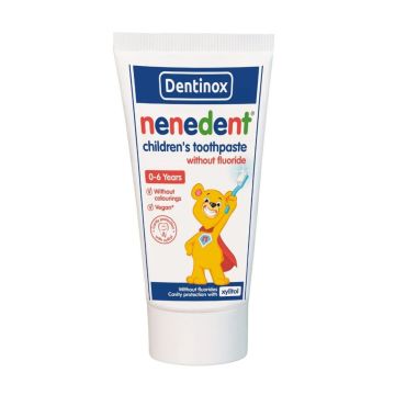 Nenedent Kinder Паста за зъби без флуорид за бебета и деца до 6 години x50 мл