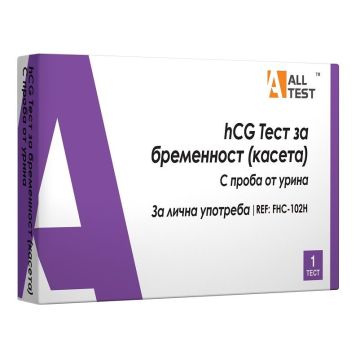 AllTest Тест за бременност (касета) с проба от урина х1 брой