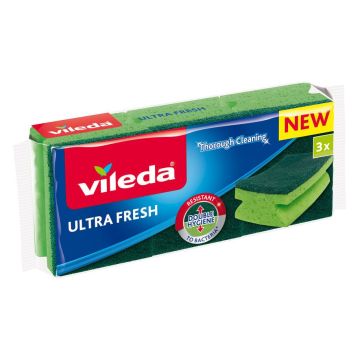 Vileda Ultra Fresh Кухненска гъба х3 броя