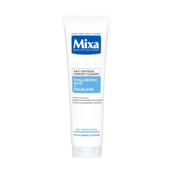 Mixa Sensitive Hyaluronic Acid Почистващ гел за лице x150 мл