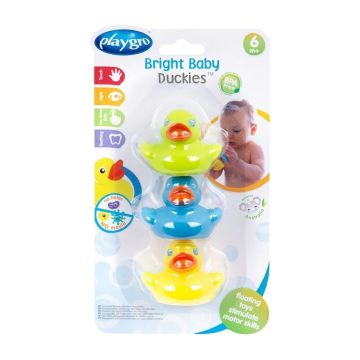 Playgro Цветни патета за баня за деца над 6 месеца x3 броя