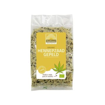 Hennepzaad Gepeld Био белено конопено семе x250 грама, Mattisson Healthstyle