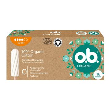 O.B. Organic Super Дамски тампони x16 броя
