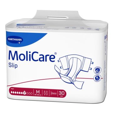 Hartmann MoliCare Slip Абсорбиращи пелени за възрастни, 7 капки, размер M х30 броя