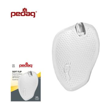 Pedag Soft Flip Гел-възглавничка за отворени обувки с ремък между пръстите х2 броя