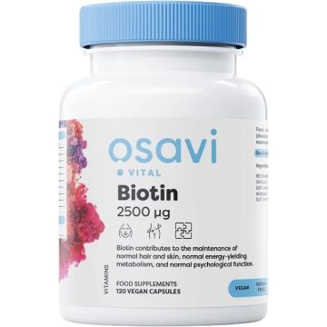 Биотин 2500 μg х120 капсули Osavi