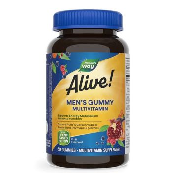 Alive Men’s Gummy Multivitamin Мултивитамини за мъже х60 желирани таблетки Nature’s Way