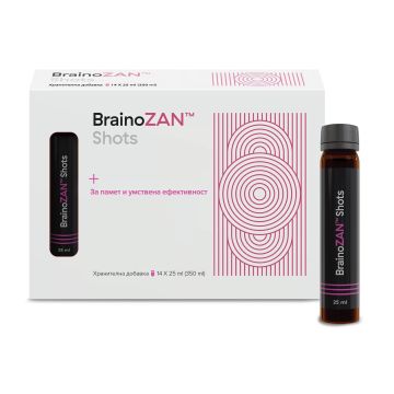 BrainoZan Шотове за сила на ума 25 ml х14 флакона Valentis