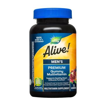 Alive Мултивитамини за мъже х75 желирани таблетки Nature's Way
