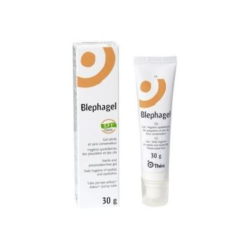 Blephagel Стерилен гел за почистване на клепачи и мигли х30 грама
