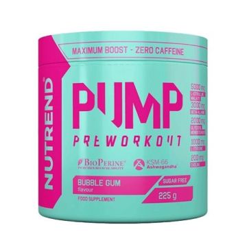 Pump Предтренировъчен продукт, с аромат на дъвка х225 г Nutrend