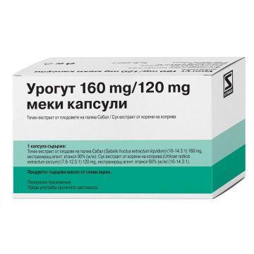 Урогут за нормално функциониране на простата х60 капсули Naturprodukt