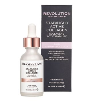 Revolution Skincare Stabilised Active Collagen Стягащ серум за лице с колаген x30 мл