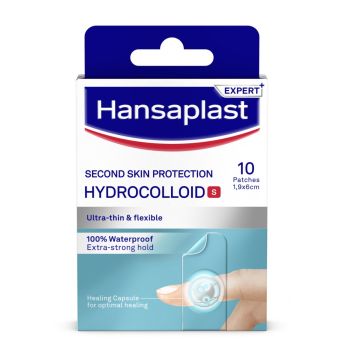 Hansaplast Hydrocolloid S Пластир за рани Втора кожа x10 броя