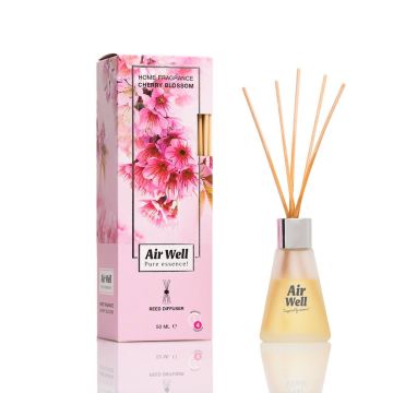 Air Well Ароматизатор ратанови пръчици Cherry Blossom x50 мл